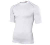 Rhino Mens Sports Base Layer Short Sleeve T-Shirt (S/M) (White)
