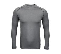 Rhino Men's Thermal Underwear Long Sleeve Base Layer Vest Top in Grey | Size: S/M Rhino Grey S/M