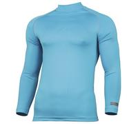 Rhino Mens Thermal Underwear Long Sleeve Base Layer Vest Top (S/M) (Light Blue)