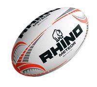 Rhino Meteor Rugby Ball Black/white/red (5)