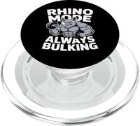 Rhino Mode Always Bulking Bodybuilding Gym PopSockets PopGrip for MagSafe