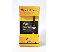Rhino Myth Honey for Extra Strong Men - Natural Honey Herbal Blend Paste for Active Men Instant Effect - 12 Sachet Turkish Raw Honey- Royal Paste Great Honey with vitamins
