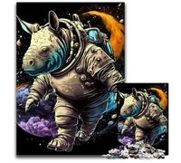 Rhino Mythology 1000 Pieces Puzzles for Adults Difficult Puzzles for Adults for Holidays Birthdays And Family Game Nights 1000 PCS(75x50cm)