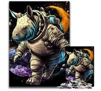 Rhino Mythology Jigsaw Puzzles 1000 Pieces for Adults Puzzles for Adults for Parents, Lovers, Friends - Age 14+ 50x75CM/19.68x29.52inch