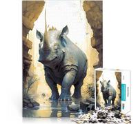 Rhino Mythosteenagers 1000 Pieces Puzzle Help the brain exercise addictive toys to cultivate patience unique challenge game 38x26cm