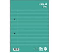 Rhino Notebook A4+ Ruled Spiral Bound Side Bound Laminated Board Soft Cover White Perforated 140 Pages Pack 10