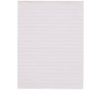 Rhino Notebook A5 Ruled Soft Cover White ES5F-0 40 Sheets Pack of 10