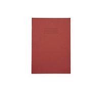 Rhino Oversized Exercise Books, 40 Page / 12mm Lined Paper Notebook, 10 Pack, 13 x 9 Writing Book, Office & School Stationery Supplies, Red