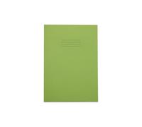 Rhino 13 x 9 A4+ Oversized Exercise Book 40 Page Ruled 8mm Light Green (Pack 100) - VDU024-120-2