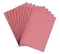 Rhino Oversized Exercise Books, 48-Page/Blank Paper Notebook, 10-Pack, 13 x 9 Writing Book, Office & School Stationery Supplies, Pink