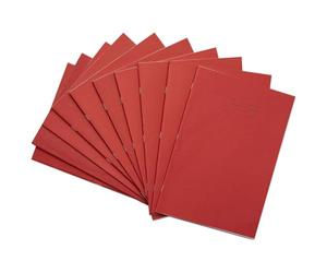 Rhino Oversized Exercise Books, 48-Page/Blank Paper Notebook, 50-Pack, 13 x 9 Writing Book, Office & School Stationery Supplies, Red