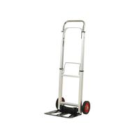 Rhino Racking - Folding Aluminium Sack Truck - 100KG Load Capacity - Foldable & Extendable Hand Trolley - Industrial Transport