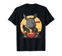 Rhino Ramen Kawaii Anime Ninja Japanese Noodles Artwork T-Shirt