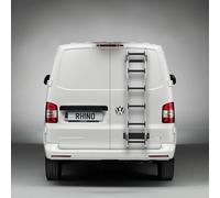 Rhino Rear Door Ladder for VW Transporter Van - Fits 2015+ | 6 Anti-Slip Steps | 120kg Support