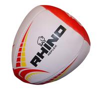 Rhino Reflex Rugby Training BallOne Size White/Red RD2053