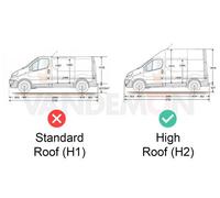 Rhino Black Van Ladder for the Renault Trafic (2001-2014) [Note: Only Suitable for High Roof Models] Heavy Duty Anti-slip Steps (With Fixing Kit)