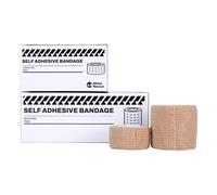 Rhino Rescue 6 Pack Self Adherent Cohesive Wrap Bandages 5CM X 4.5CM First Aid Tape Elastic Self Adhesive Tape For Sport Camping 2.5CMX4.5CM
