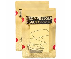 Rhino Rescue Compressed Gauze 11.4 x 375 cm White - 2 pcs.