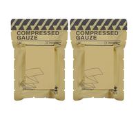 Rhino Rescue Compressed Gauze For Emergency Sterile Wound Dressing First Aid For Camping Hiking 2PC