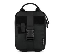 Rhino Rescue Emergency First Aid Kit Tactical IFAK Molle Pouch Combat Tactical IFAK for Survival Camping Hiking Travel Empty Bag TMK Empty Bag-Black