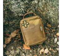 RHINO RESCUE First Aid Kit IFAK POUCH Molle Medical Pouch for Camping Car Travel Hiking 004M (Khaki) Khaki