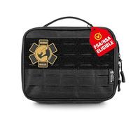 RHINO RESCUE Vehicle IFAK Trauma Kit with C-A-T Tourniquet, Tactical First Aid Kit Molle Pouch Black