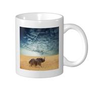 Rhino Rhinoceros, Ceramic Cup Ceramics Mug Tea Cup Coffee Mugs 330 ml