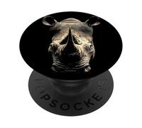 Rhino Rhinoceros White Rhinoceros Safari Cute Rhinos PopSockets Adhesive PopGrip