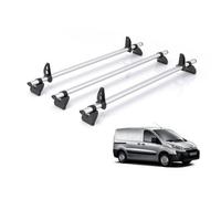 Rhino Roof Rack For Citroen Dispatch (2007-2016) 3X Aluminium Roof Bars (Only Fits Models With Rear Barn Doors) Kammbar Pro Ja3Pr