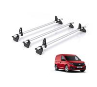 Rhino Roof Rack For Ford Transit Connect (2024+) 3X Aluminium Roof Bars - Kammbar Pro - Kd3Pr
