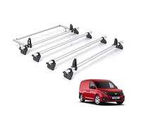 Rhino Roof Rack for Ford Transit Connect (2024+) 4x Aluminium Roof Bar & Ladder Roller [Only Suitable for Long (L2) Wheelbase Models] - Kammbar Pro - KD4PR/KR23