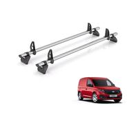 Rhino Roof Rack for Ford Transit Courier (2024+) 2x Steel Roof Bars - Kammbar Fleet - TF2FL