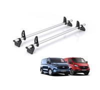 Van Demon Rhino Kammbar Pro 2 Roof Bars Including 4 Loadstops for Ford Transit Custom 2013+ Models Aluminium Roof Rack Rails - Only Suitable for Standard (H1) Roof Models