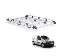 Rhino Roof Rack for Renault Kangoo 2008-2021 Van (Only for Express (L2) Wheelbase With Barn Doors) Heavy Duty KammRack with Integrated Ladder Roller (AH575)