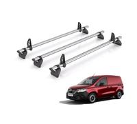 Rhino Roof Rack for Renault Kangoo (2021+) 3x Steel Roof Bars [Suitable For Medium Wheel Base Models] - Kammbar Fleet - PB3FL