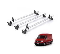 Rhino Roof Rack For Vw Crafter (2017+) 3X Aluminium Roof Bars (Not Suitable For Super-High Roof Models) - Kammbar Pro - Vc3Pr