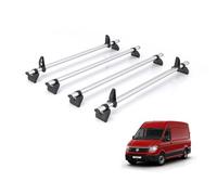 Rhino Roof Rack For Vw Crafter (2017+) 4X Aluminium Roof Bars (Not Suitable For Super-High Roof Models) - Kammbar Pro - Vc4Pr