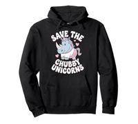 Rhino Save The Chubby Unicorns Pullover Hoodie