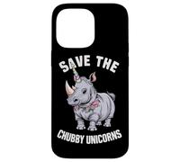 Rhino Save The Chubby Unicorns Rhinoceros Animal Case for iPhone 14 Pro Max