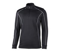 Rhino Seville ¼ zip mid-layer TRM-159 - Mens Sports Overtop, 100% Polyester