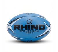 Rhino Sponge Rugby Ball Blue Size 3