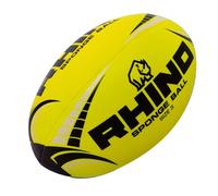 Rhino Sponge Rugby Ball Yellow (3)