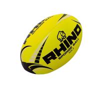 Rhino Sponge Rugby Training Ball in Yellow Rhino Yellow