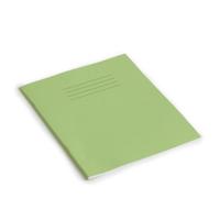 Rhino 8 x 6.5 Exercise Books, 32 Page / 12mm Lined with Blank Alternate Pages Notebook, 10 Pack, Writing Book, Office & School Stationery Supplies, Light Green