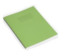 RHINO Stationery Exercise Book | 8 X 6.5 | 48 Page | 15mm Lined | Light Green | Learning Resources | School Books | Pack of 10