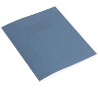 Rhino Stationery Exercise Book | 8 X 6.5 | 48 Page | 8mm Lined with Margin | Dark Blue | Learning Resources | School Books | Pack of 10, VEX342-202-8