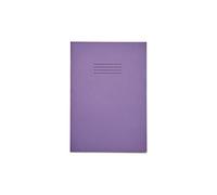 Rhino Stationery Exercise Book | A4 | 80 Page | 10mm Squared Exercise Book | Purple | Learning Resources | School Books | Pack of 1