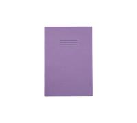 Rhino Stationery Exercise Book | A4 | 80 Page | 7mm Squared Exercise Book | Purple | Learning Resources | School Books | Pack of 1