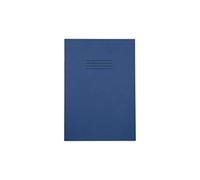 Rhino Stationery Exercise Book | A4 | 80 Page | 8mm Lined With Margin | Dark Blue | Learning Resources | School Books | Pack of 1