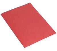 Rhino Stationery Exercise Book | A4 | 80 Page | Blank | Red | Learning Resources | School Books | Pack of 10, VEX668-205-6